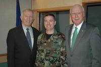 Portrait of Patrick Leahy, James Jeffords and Michael Dubie