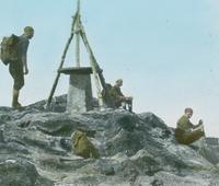 Dockham, Taylor, and Mrs. Dockham on Camel's Hump